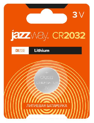 Элемент питания литиевый CR2032 3В BL-1 (блист.1шт) JazzWay 2852892