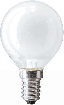 Лампа накаливания Stan 40Вт E14 230В P45 FR 1CT/10X10 Philips 926000007010 / 871150001197850