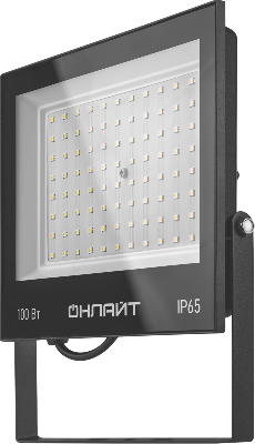 Прожектор светодиодный 61 947 OFL-100-4K-BL-IP65-LED 100Вт 4000К IP65 8000лм черн. ОНЛАЙТ 61947