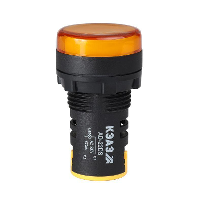 Лампа AD22DS(LED) матрица 22мм 230В желт. КЭАЗ 238573